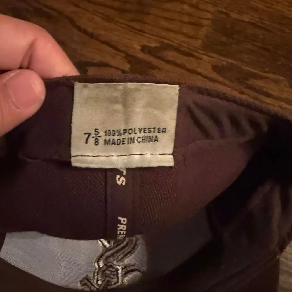 Mlb Men's Brown and Burgundy Hat